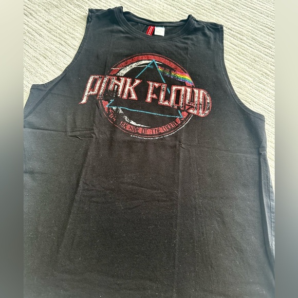 H&M DIVIDED BLACK PINK FLOYD MUSCLE TANK TOP - Picture 2 of 8